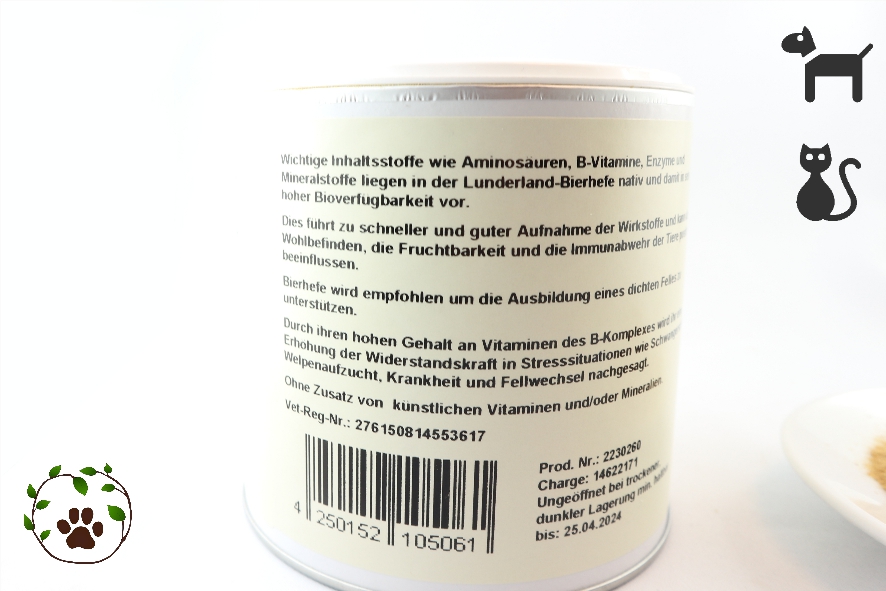 Bierhefe - natürliches Vitamin B für Katzen