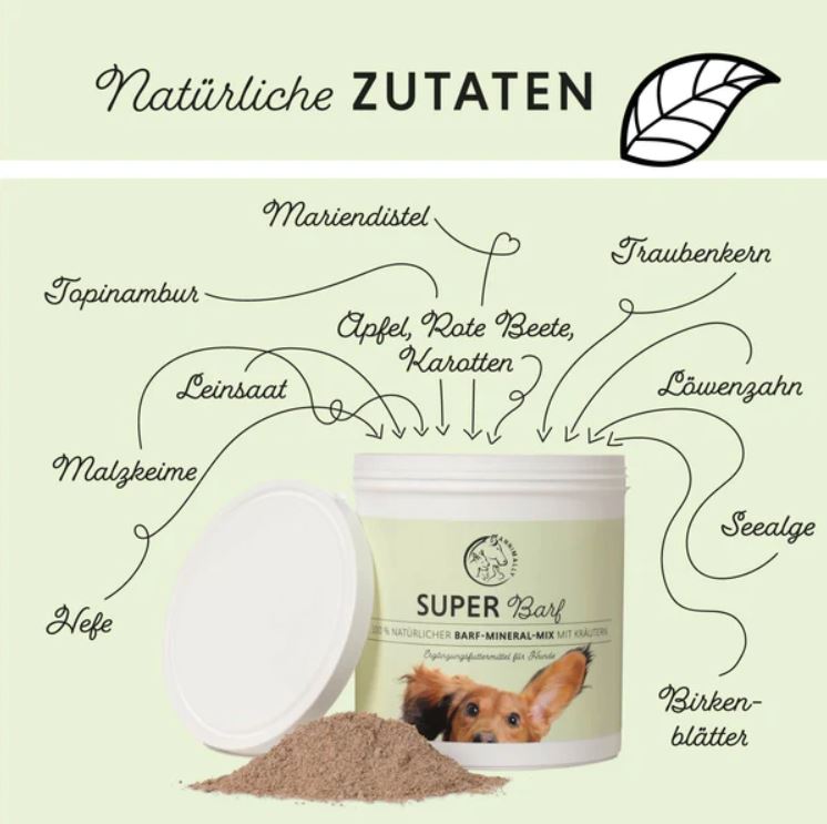 Super BARF - 100% natürlicher Mineral- und Kräutermix