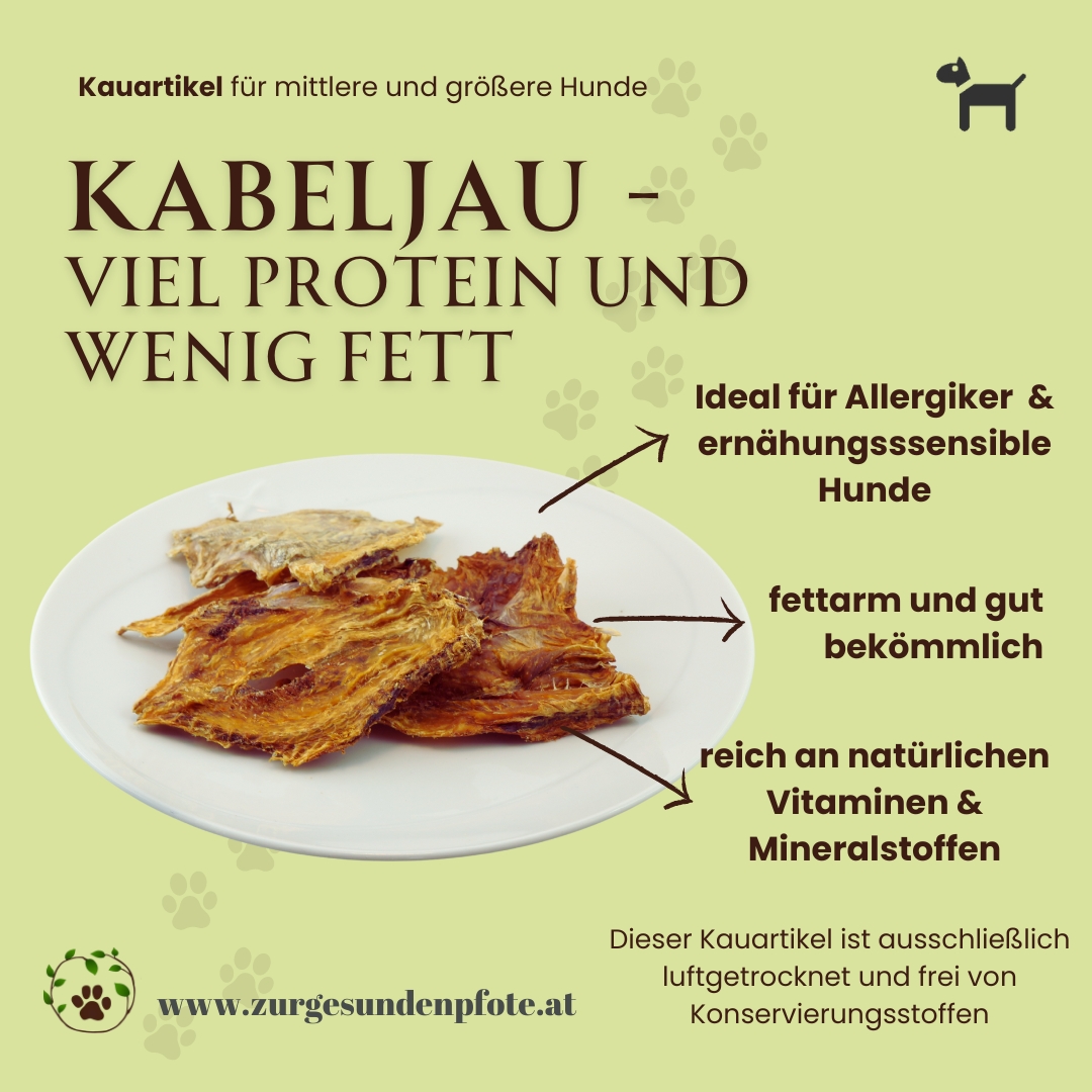 Kabeljau - Viel Protein & wenig Fett