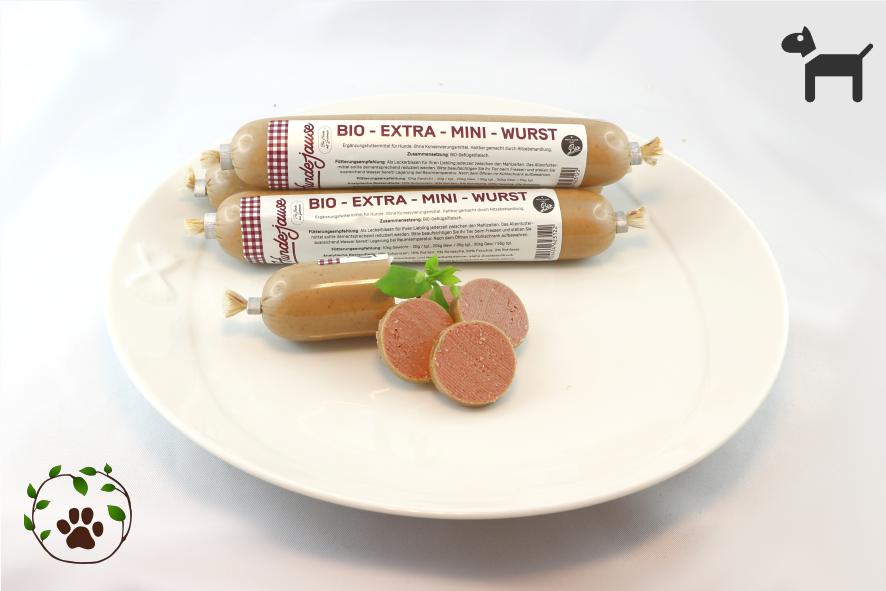 Bio Extra Mini Wurst – Natürlicher Trainingssnack für Hunde