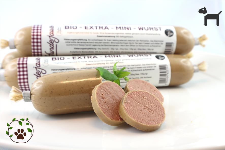 Bio Extra Mini Wurst – Natürlicher Trainingssnack für Hunde