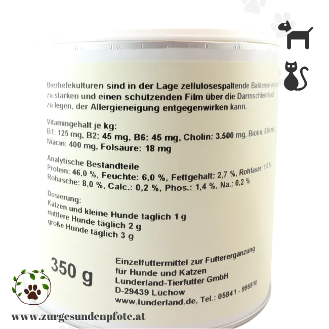 Bierhefe - natürliches Vitamin B - 350g