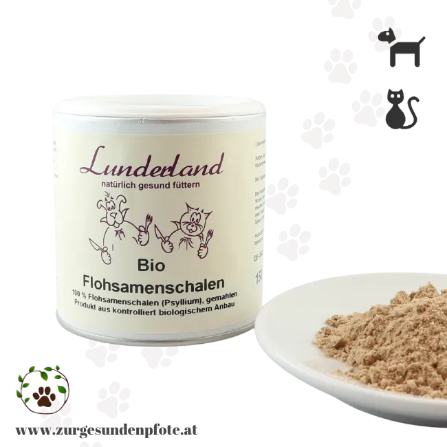 Bio Flohsamenschalen für Hunde