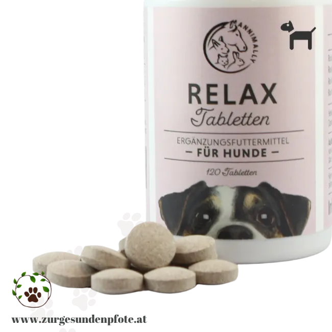 Relax Tabletten - beruhigen ganz natürlich ängstliche Hunde