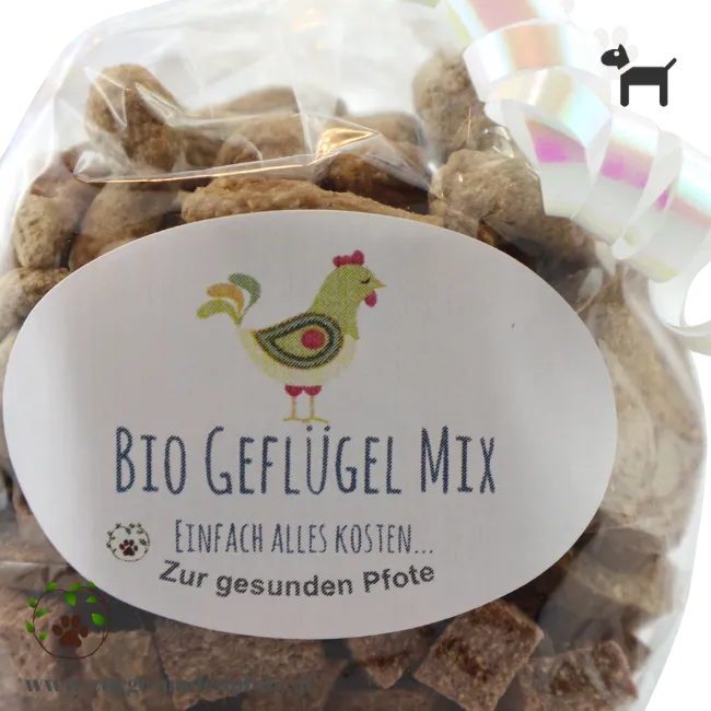 Bio Geflügel Mix - 100g - Einfach alles Kosten...  