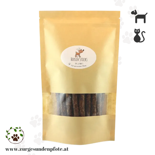 Hirsch Sticks - weiche Snacks auch für Allergiker